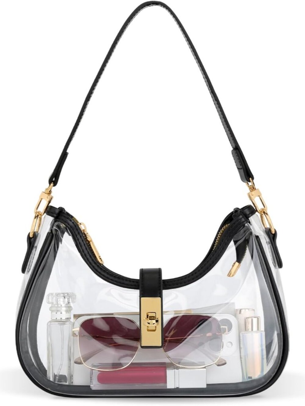 Shoulder Bag for Women Cute Hobo Vegan Leather Handbag | Retro Clutch Underarm B